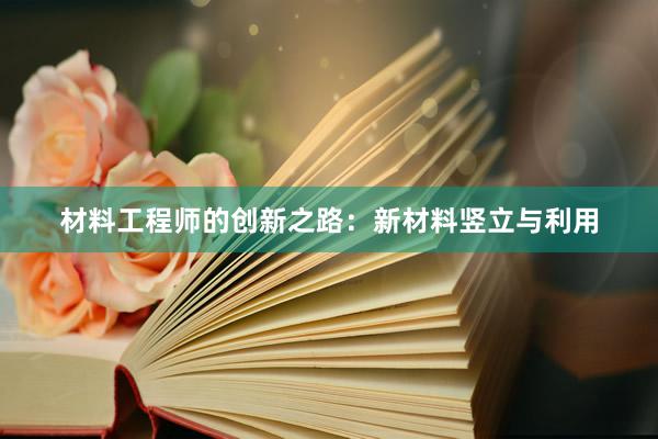 材料工程师的创新之路：新材料竖立与利用